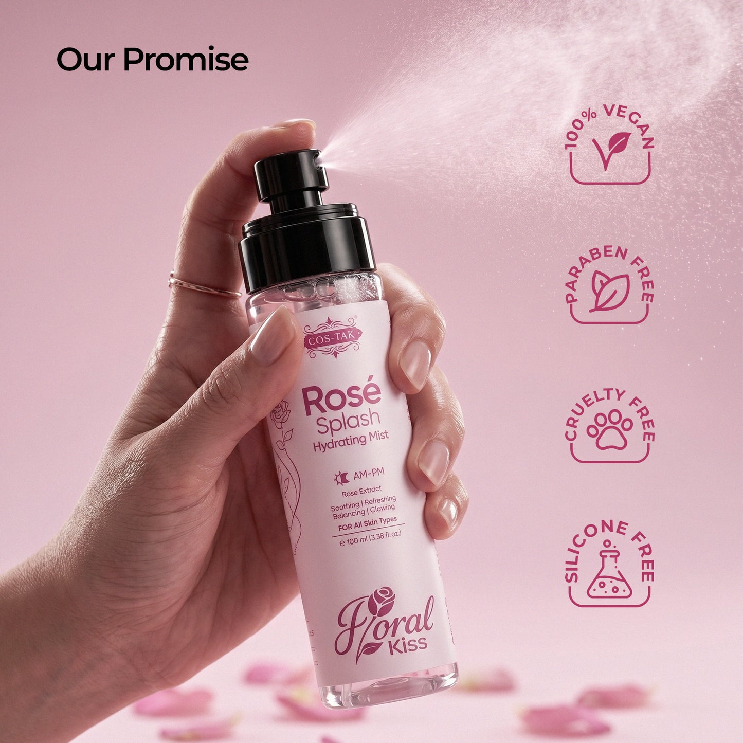 Floral Kiss Rose Splash Face Mist