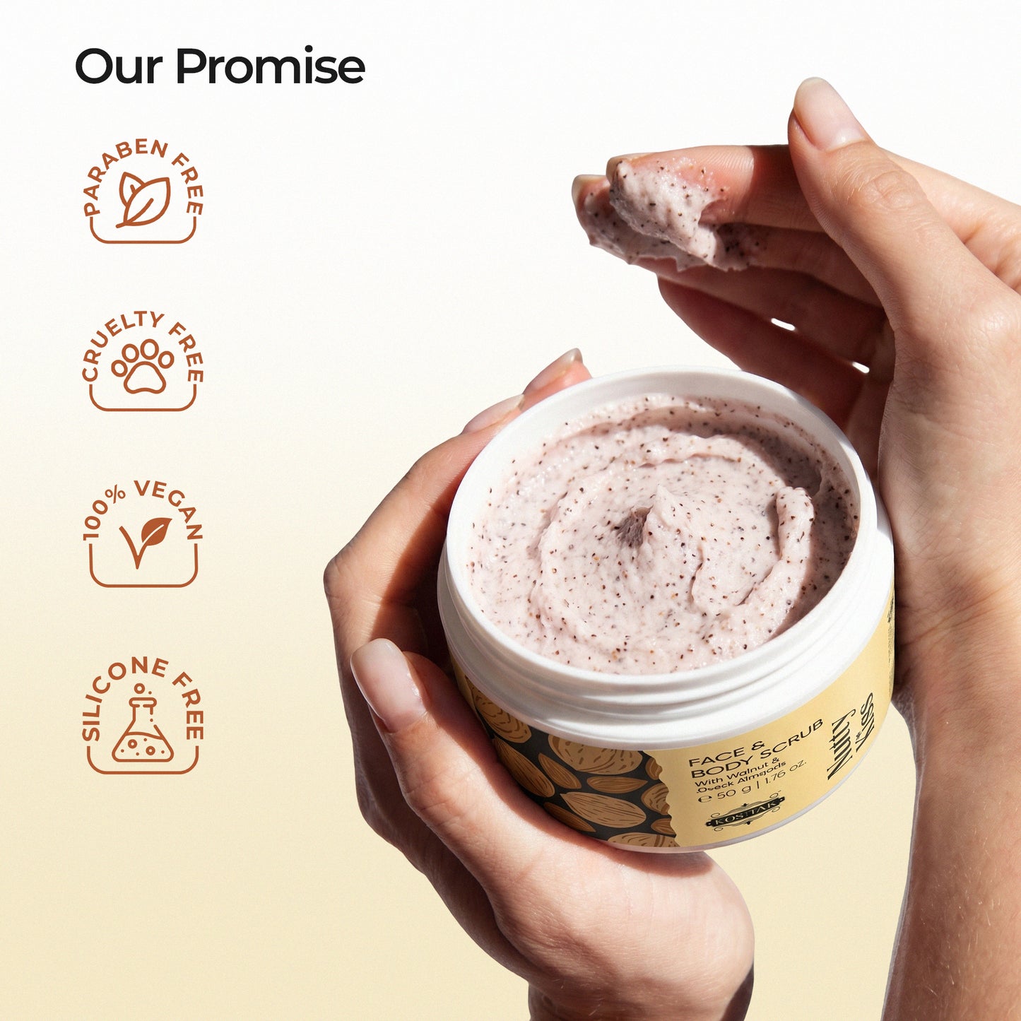 Nutty Kiss Face & Body Scrub