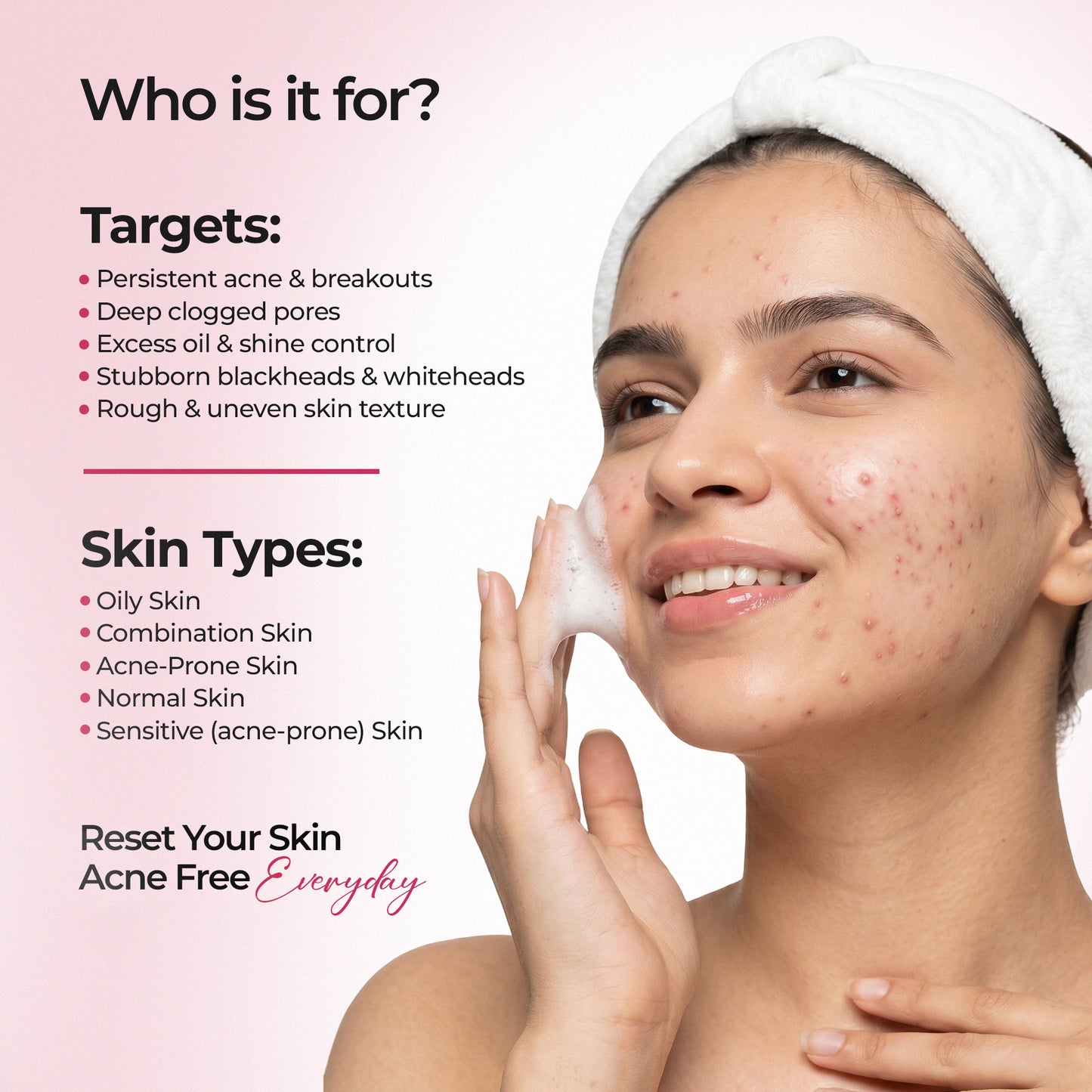 Acne Reset Foaming Face Wash