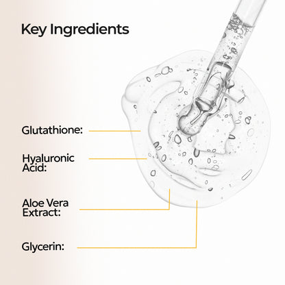 Costak Diagram of skincare product with key ingredients labeled on a light pink background