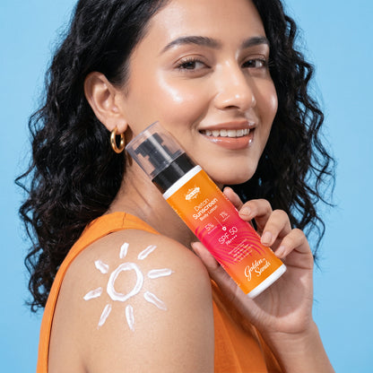 Golden Sands SPF 50 PA++++ Detan Sunscreen Body Lotion