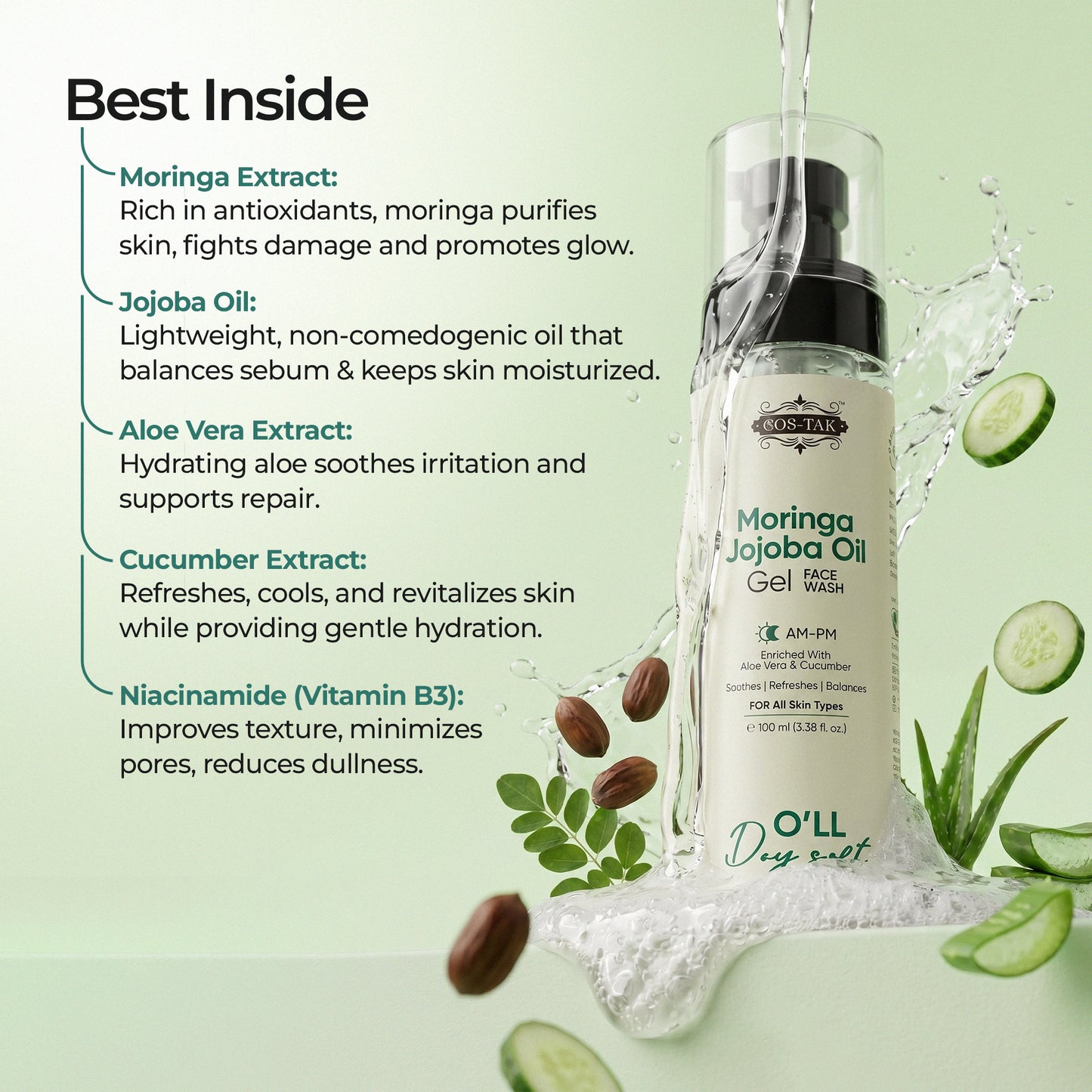 O'LL Day Soft Gel Face Wash