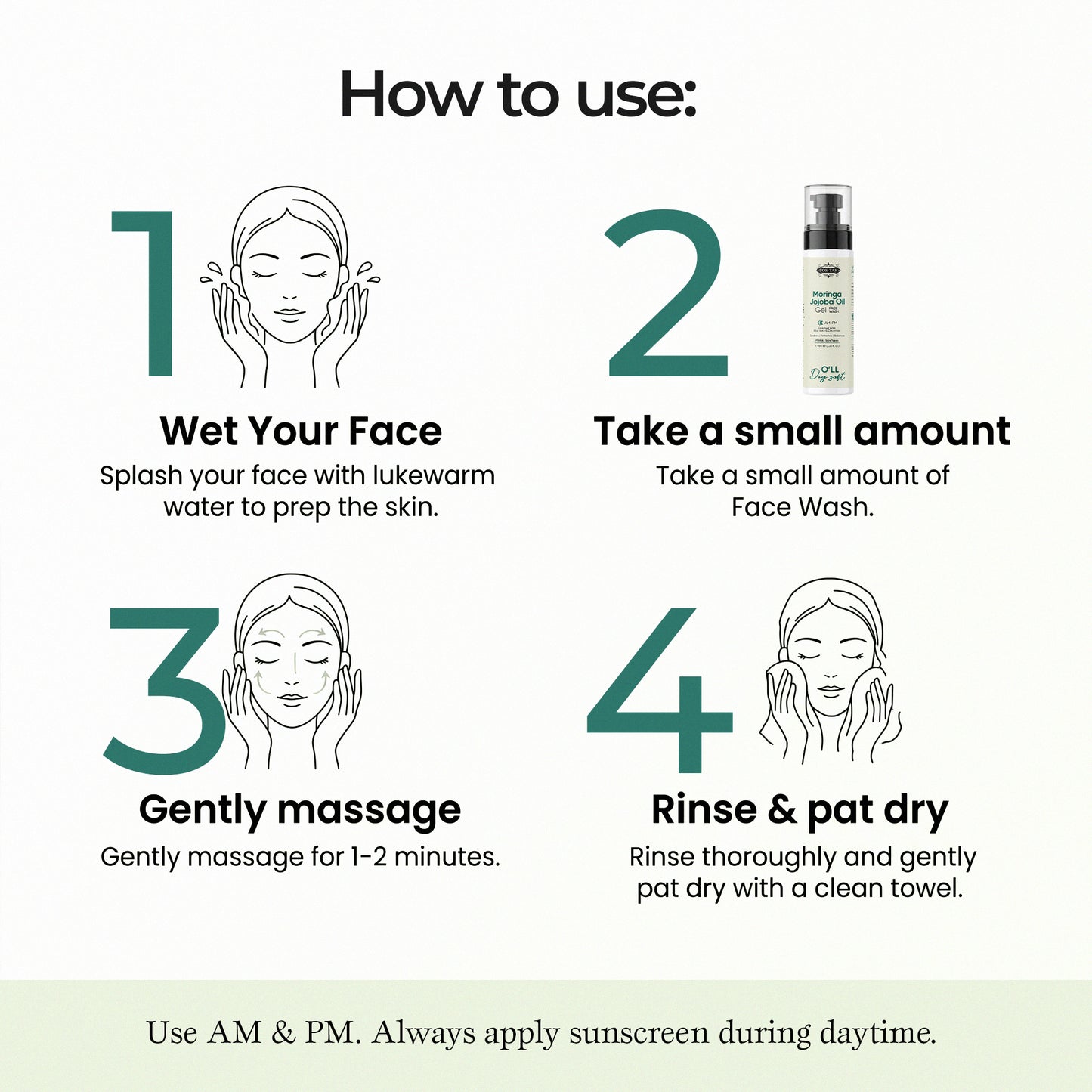 O'LL Day Soft Gel Face Wash