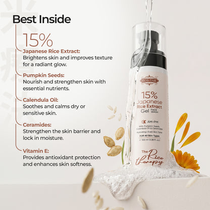 The Rice Therapy Gel Face Wash