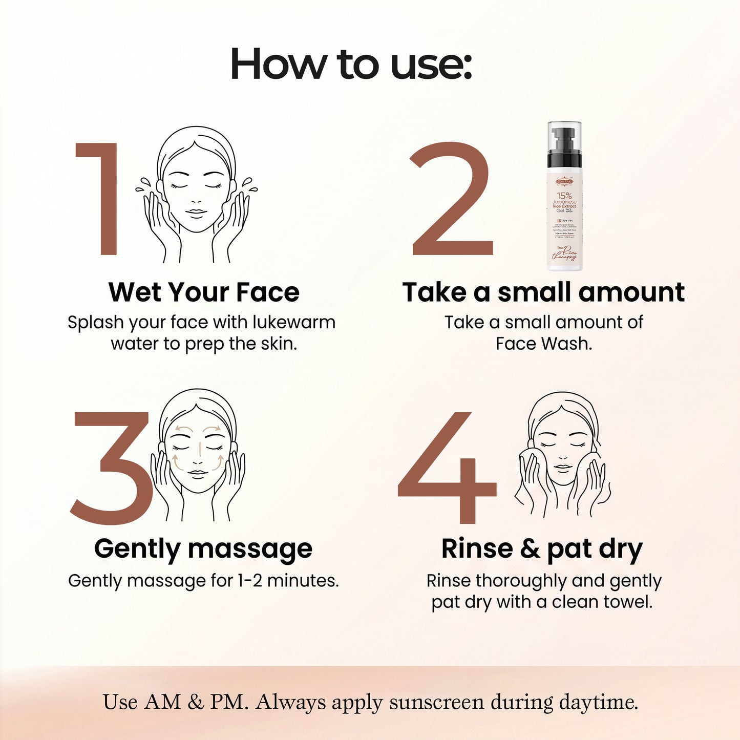 The Rice Therapy Gel Face Wash