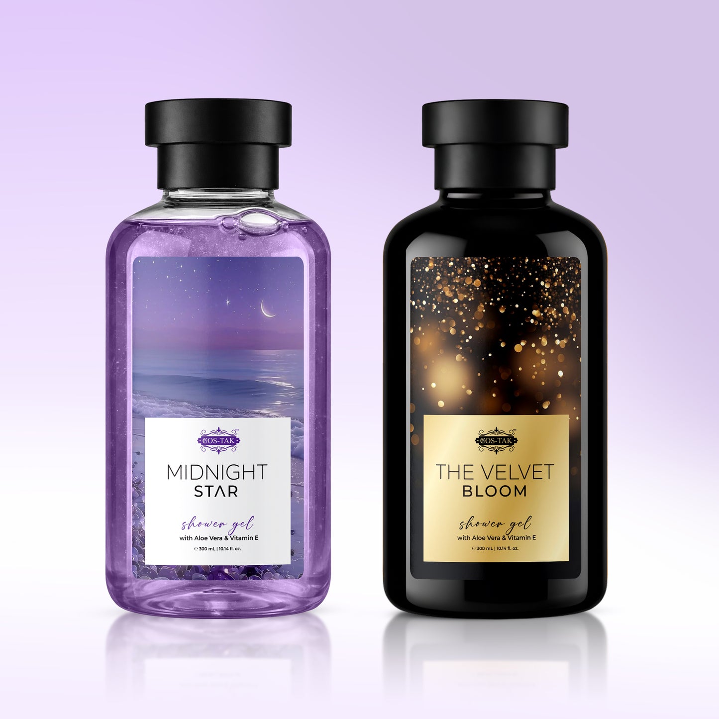Shower Gel Duo (Midnight Star & Velvet Bloom)